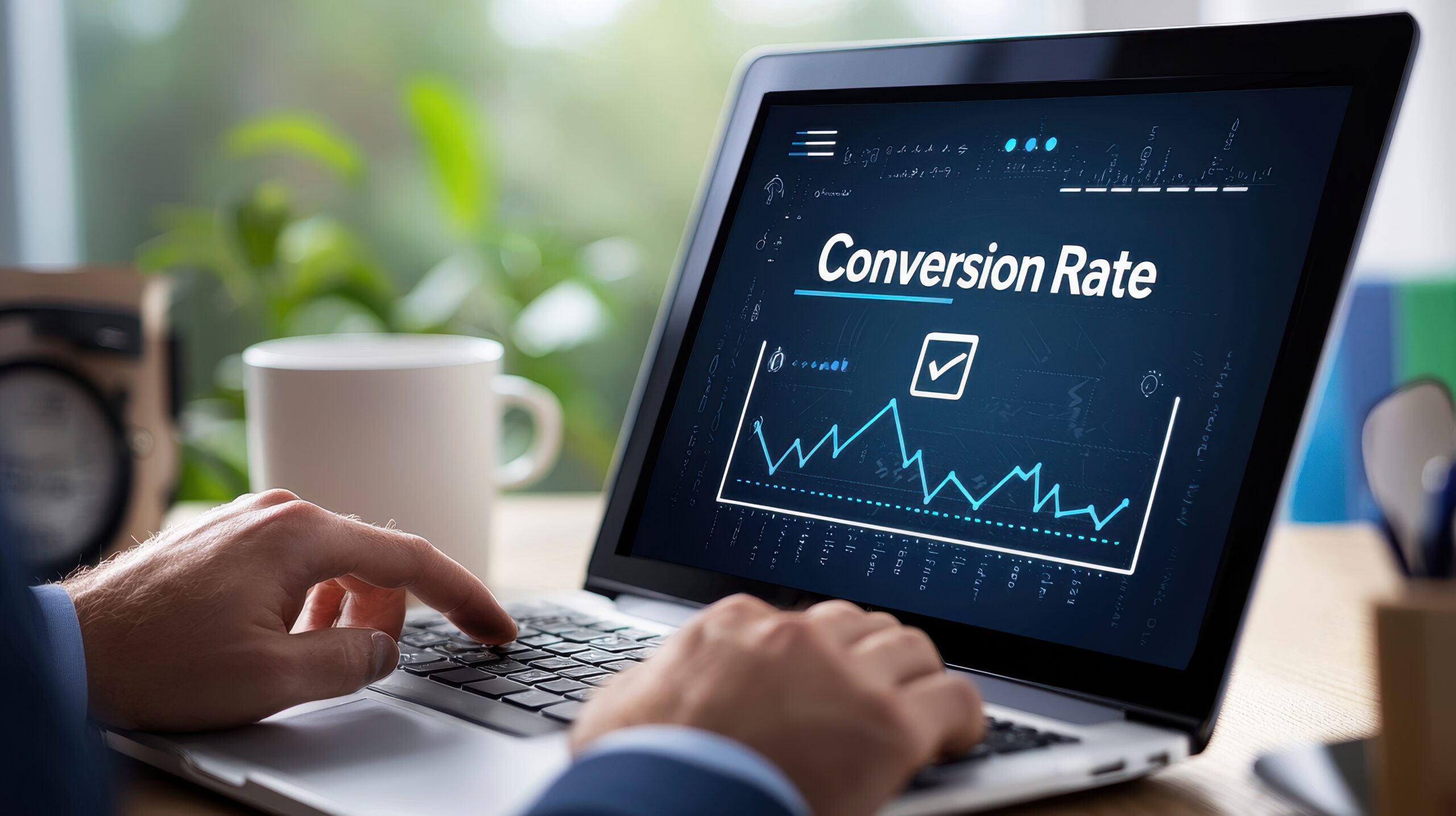 Analyzing Conversion Rate Metrics in E-Commerce Marketplace with Copy Space for Text