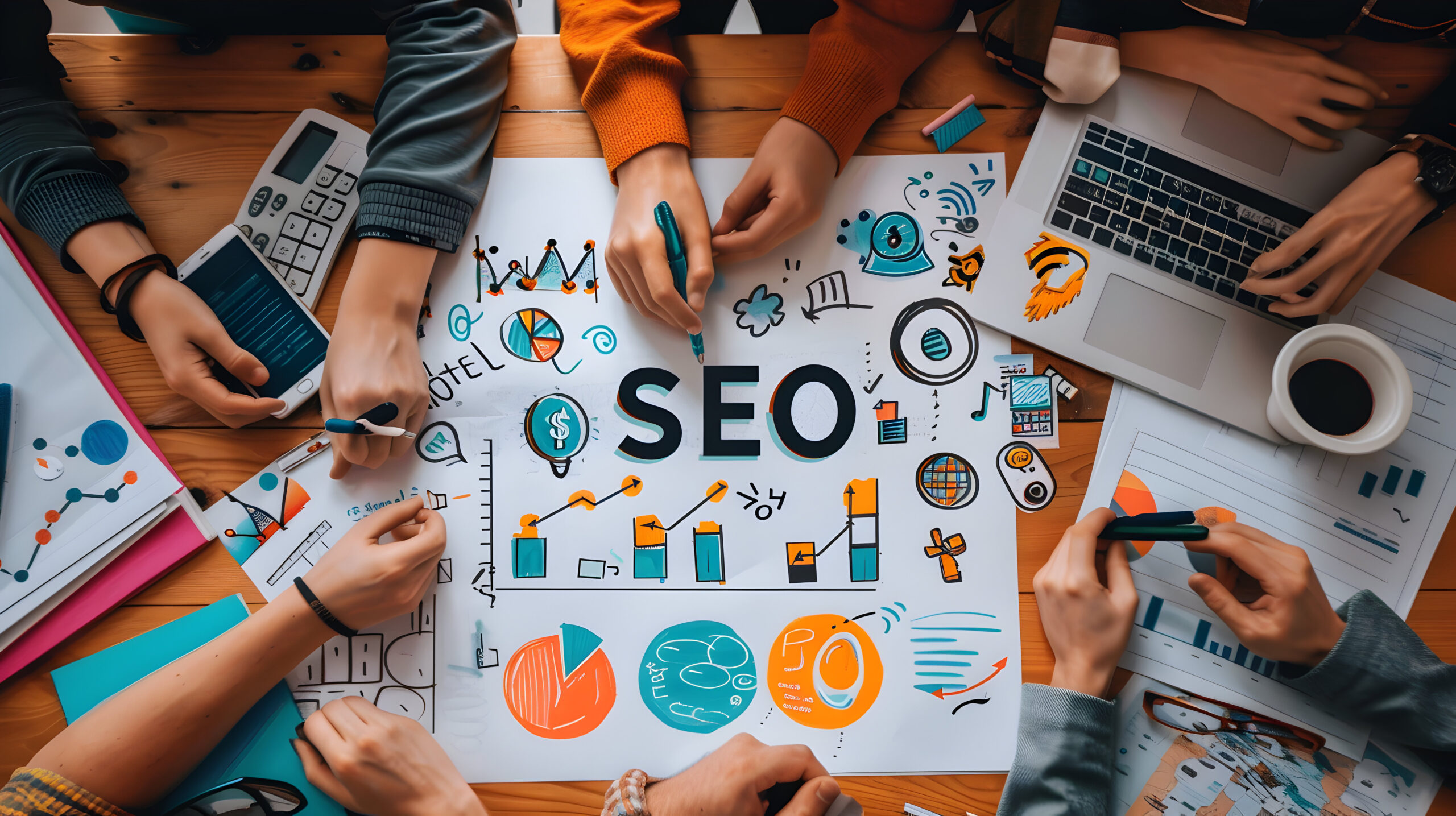 seo-team-collaborating-keyword-strategies-photo-realistic-concept-optimizing-content-visibili